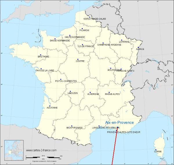 Distance Musée Granet Musée National Fernand Léger sur la carte de France