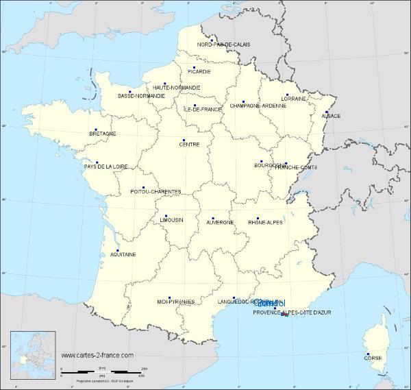 Distance La Ciotat Bandol sur la carte de France