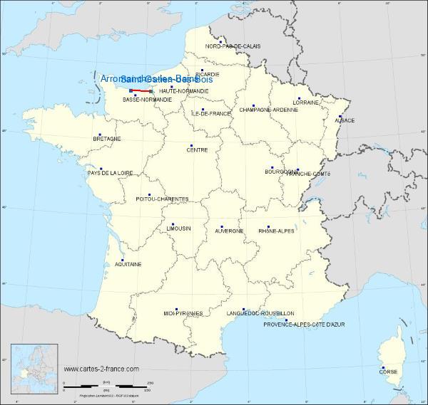 Distance Musée du Débarquement Deauville – Saint-Gatien Airport sur la carte de France