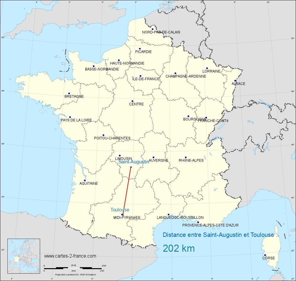 Distance entre Sarlat et Toulouse