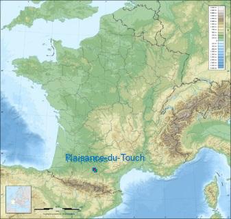Distance entre de Plaisance-du-Touch et Roquettes sur la carte de France