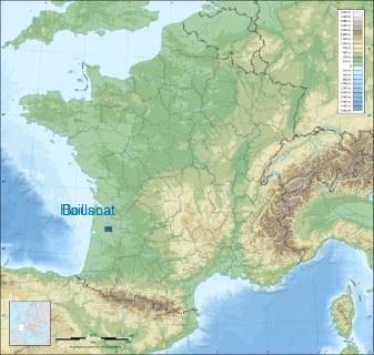 Distance entre de Le Bouscat et Le Haillan sur la carte de France