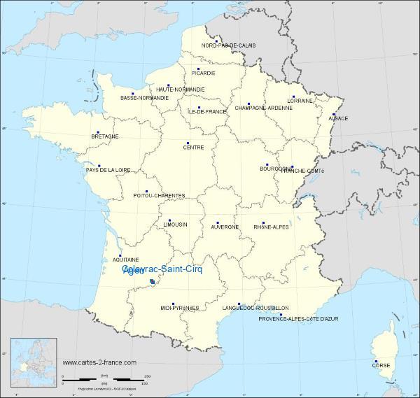 Distance Agen Colayrac-Saint-Cirq sur la carte de France