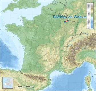 Distance entre de Etain-Rouvres et Thionville-Yutz sur la carte de France